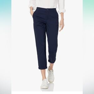 ✨3 for $20✨New Amazon Essentials Women's Navy Blue Chino Pants Size‎ 2